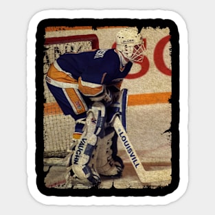 Pat Jablonski - St. Louis Blues, 1990 (23 GP) Sticker